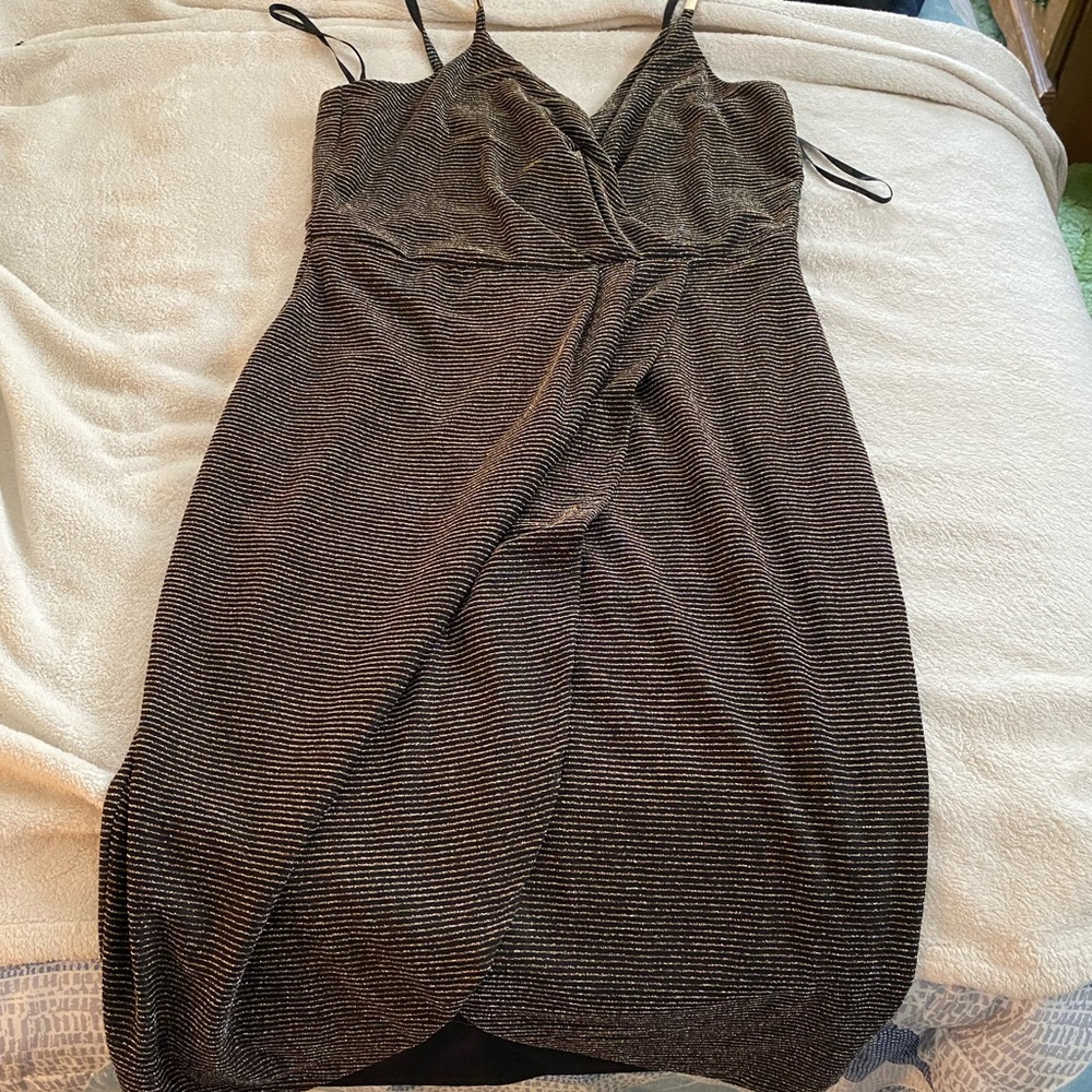 Black and Gold Guess Dress